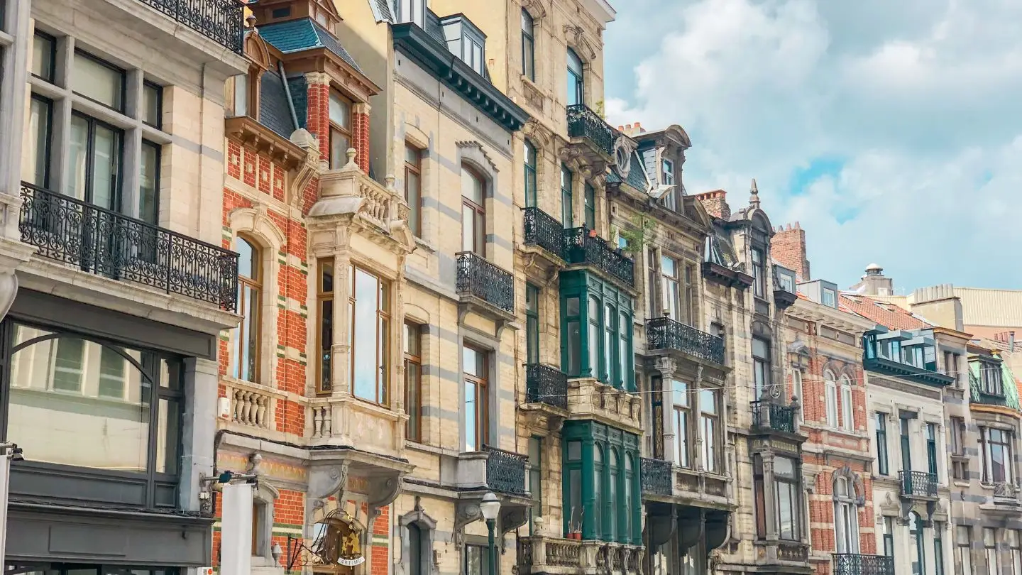 Leegstaand huis in Brussel